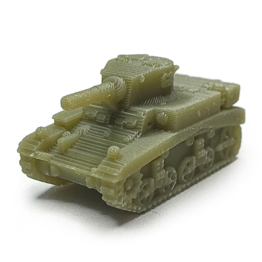 U.S. M3A1 Stuart Light Tank WW2 (3D Printed) x5