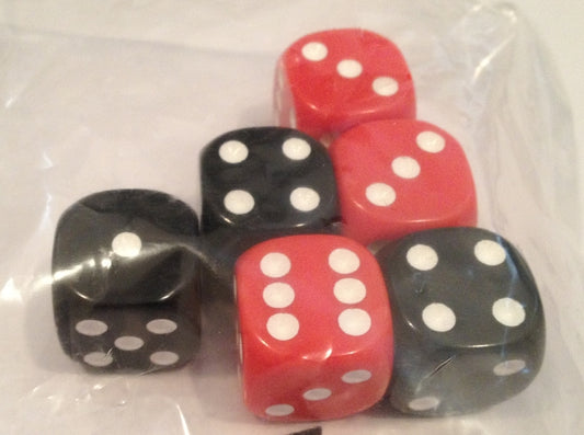 Europe/Pacific 40 Sealed Bag Dice (16mm)