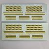 SF-101 Decal Sheet, Yellow/Black Warning Stripes, Locos, Armor & Aircraft
