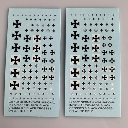 Germany Decal Sheet (GR-102) WW1 Insignia