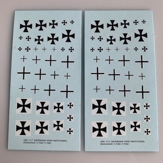 Germany Decal Sheet (GR-117) WW1 Insignia