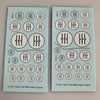 IT-102 Decal Sheet, Italian Aircraft Roundels, 1/100, 1/144 (Fascist)