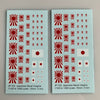 JP-102 Decal Sheet, Japanese National Insignia, Armor, Naval, & Aircraft