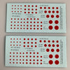 JP-103 Decal Sheet, Japanese Hinomaru w/ White outline, Naval & Aircraft