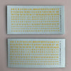 LY-100 Decal Sheet, Yellow Lettering