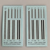 MI-102 Decal Sheet, US & British 'Invasion Stripes' in 3 widths