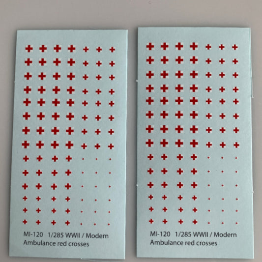 Mi-120 Decal Sheets, Ambulance Red Cross