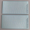 RU-106 Decal Sheets, Russian WWII 'Cryllic style' numbers