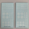 US-107 Decal Sheets, Stars white circle for Armor