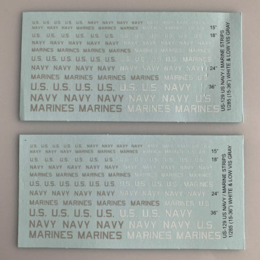 US-129 Decal Sheet, U.S. Navy Marines Aircraft