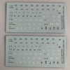 US-131 Decal Sheet, USAF Squadron Tail Codes