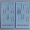US-140 Decal Sheet, US WW2 Carrier aircraft markings, Coral Sea- Torch. Black lettering