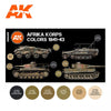 AFV Series: Afrika Korps 1941-1943 Acrylic Paint Set (6 Bottles)