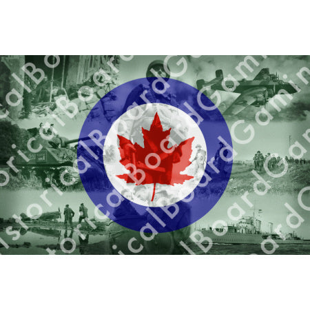 HBG Battle Labels-Canada (1965-P) Montage w/ Roundel