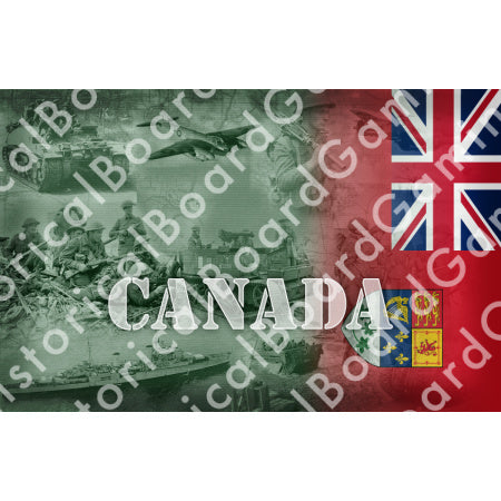 HBG Battle Labels-Canada Montage w/ Flag