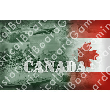 HBG Battle Labels-Canada B Montage w/ Flag