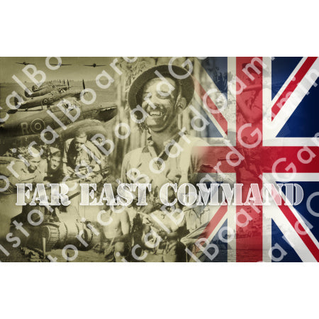 HBG Battle Labels-Far East Command C w/ Flag