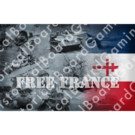 HBG Battle Labels-Free France w/ Flag