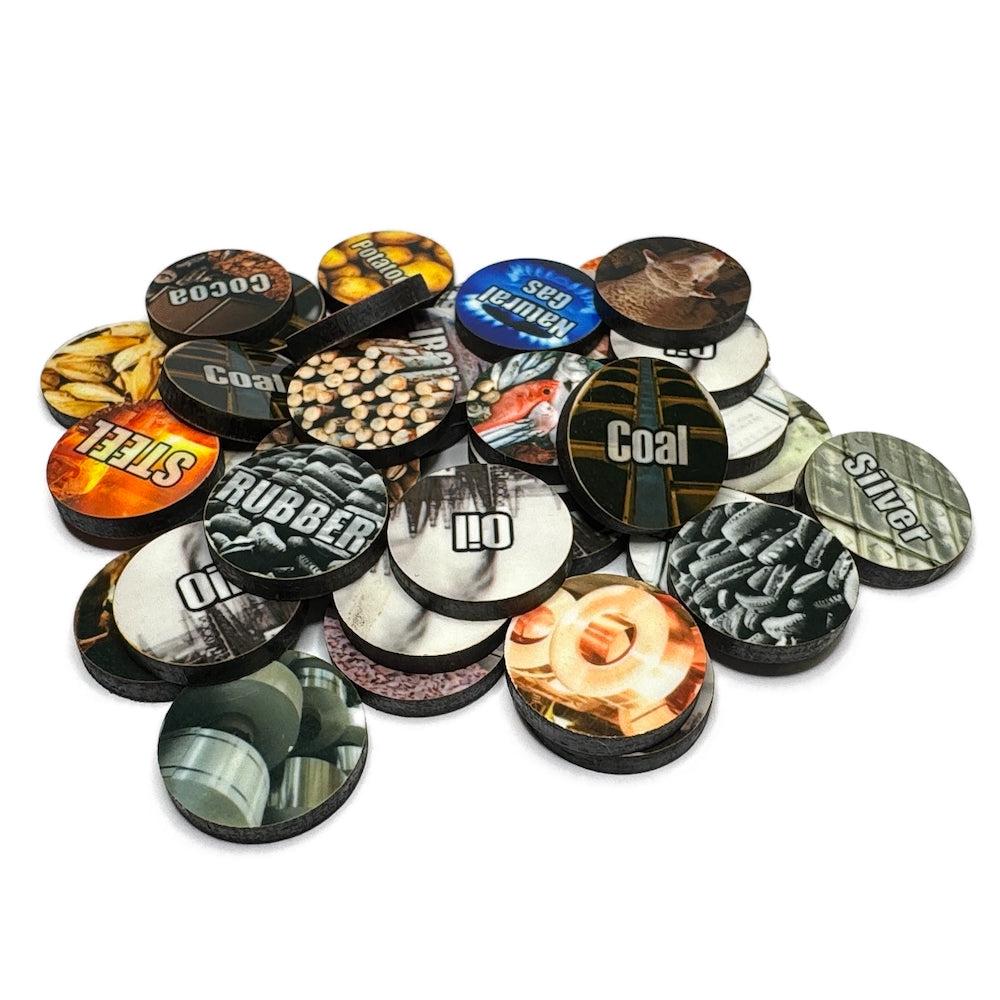 Resources Marker Set (GW1936 Expansion) 39/set