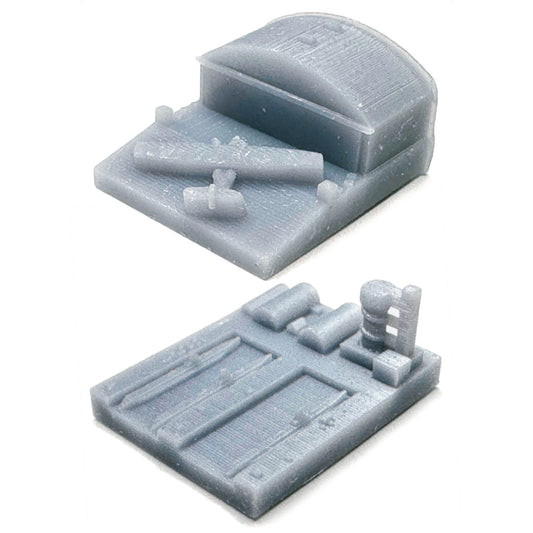 Seaplane & Submarine Base Set (3D Printed) (GW1936 Expansion) 12/set