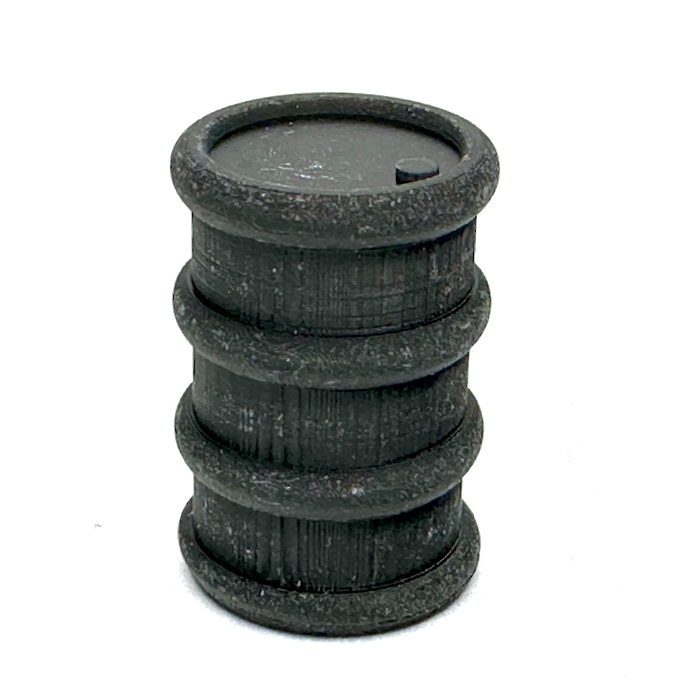 Single Oil Barrels-Black (3D Printed) x5