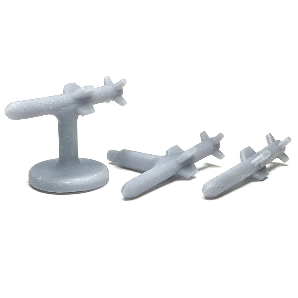Harpoon Anti-Ship Missile (3D Printed) x5