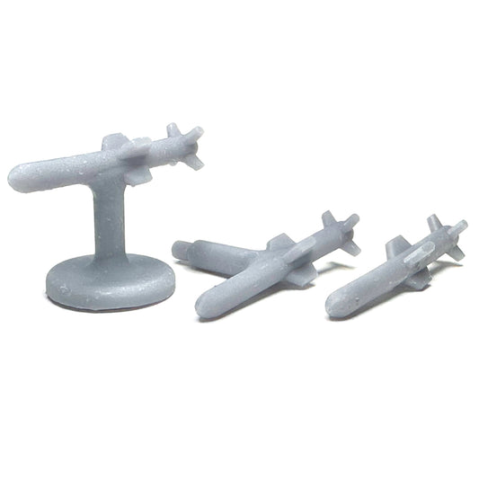 Harpoon Anti-Ship Missile (3D Printed) x5