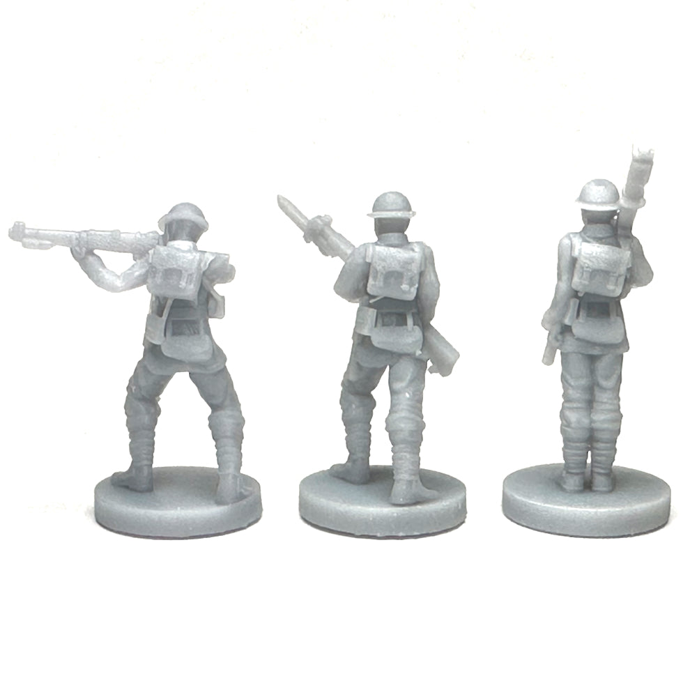 British WW1 Soldier (3D Printed) x5