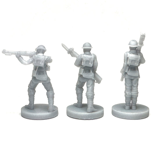 British WW1 Soldier (3D Printed) x5
