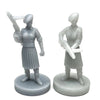 Resistance Fighter Female (3D Printed) x5