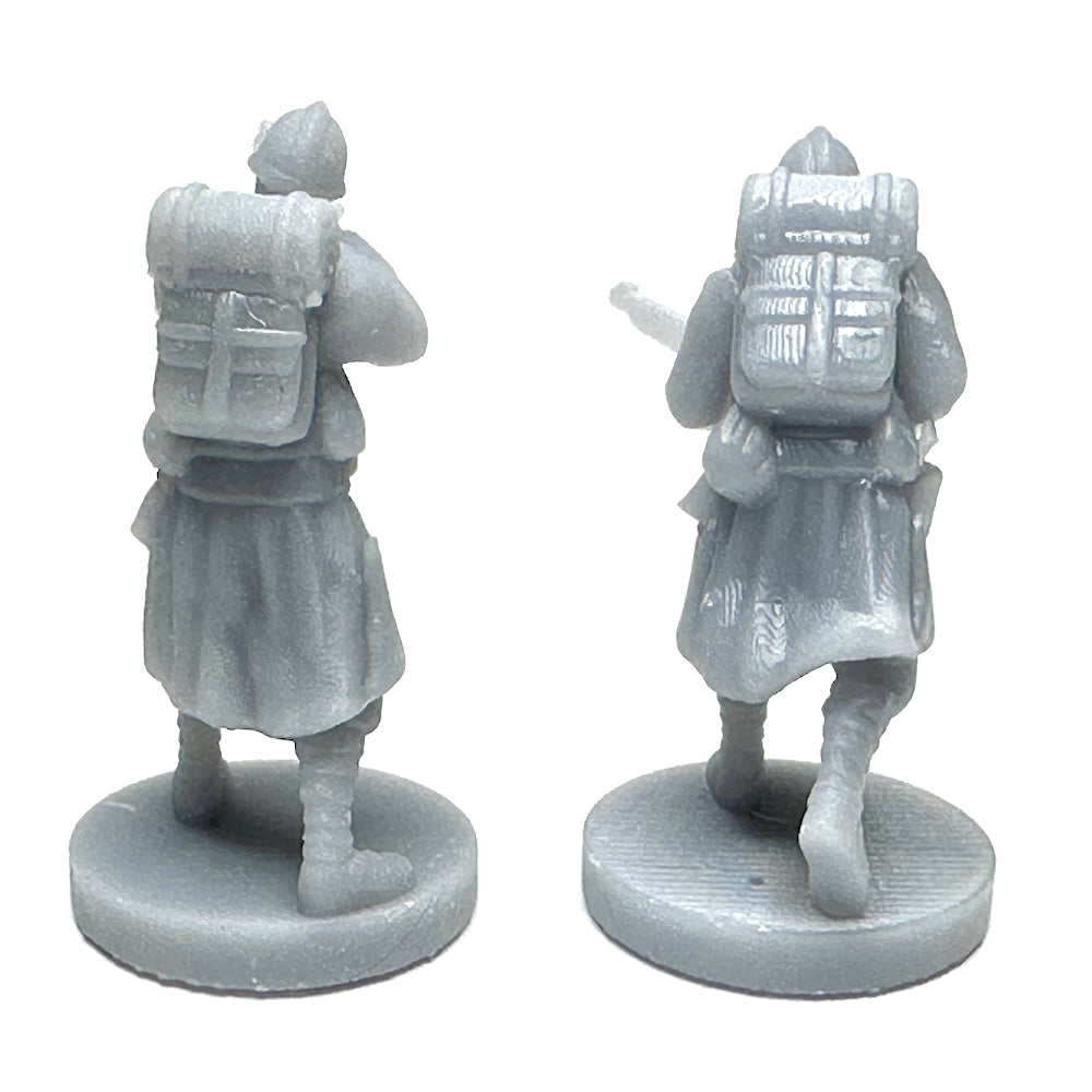 WW1 French Soldier (3D Printed) x5