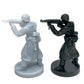 German Soldier in Greatcoat w/ MP40 w/ extended stock (3D Printed) x5