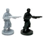 German Soldier in Greatcoat w/ MG42 (3D Printed) x5