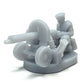 WW1 Russian Soldier w/Heavy Machine Gun (3D Printed) x5