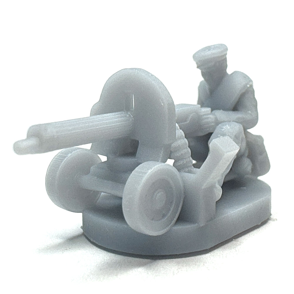 WW1 Russian Soldier w/Heavy Machine Gun (3D Printed) x5