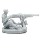 WW1 Japanese Soldier w/Heavy Machine Gun (3D Printed) x5