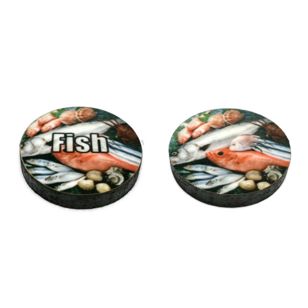 Fish Resources Marker by HBG (10/set)
