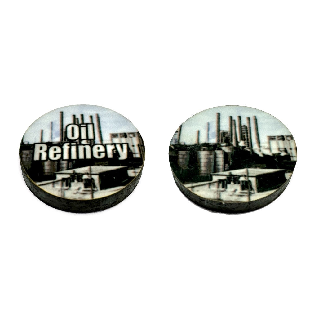 Oil Refinery Resources Marker by HBG (10/set)