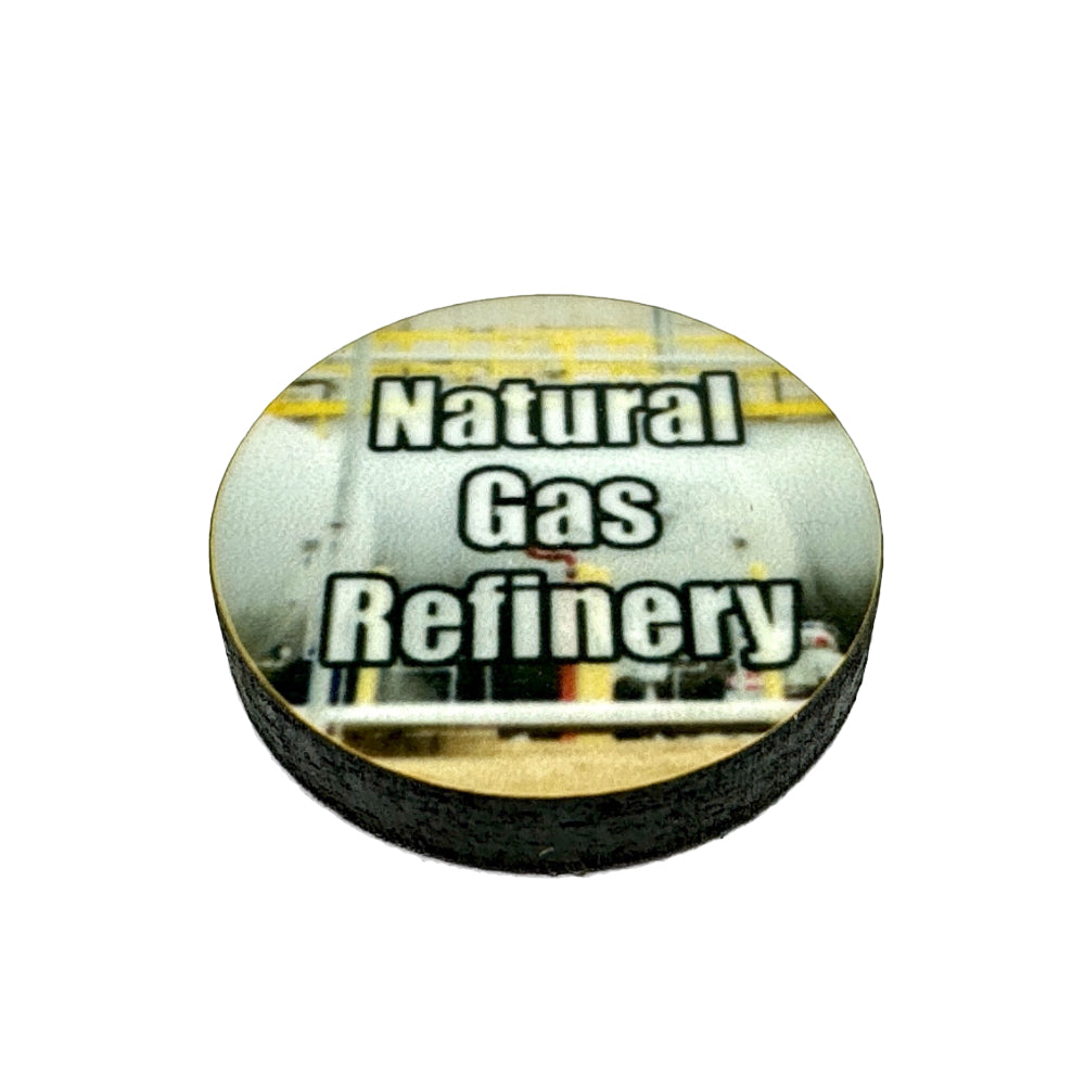 Natural Gas Refinery Resources Marker by HBG (10/set)