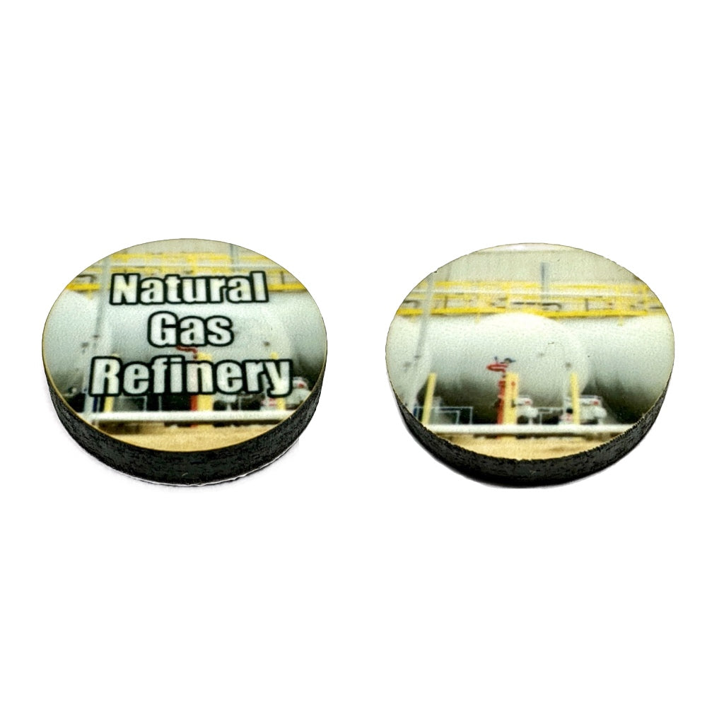 Natural Gas Refinery Resources Marker by HBG (10/set)