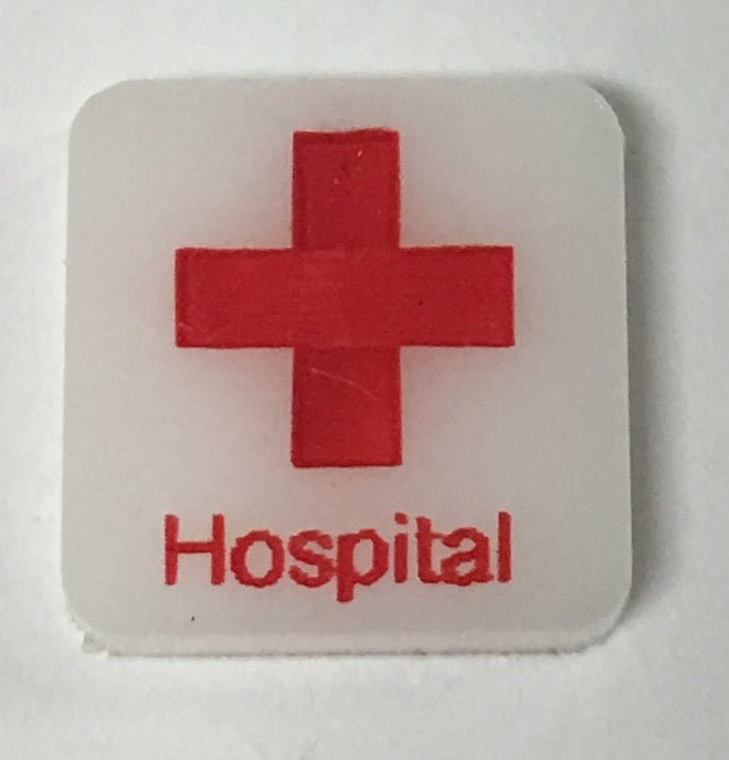 Hospital Marker (Acrylic) x5