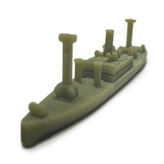 Transport Flush-Decker Cargo Ship (3D Printed) x5