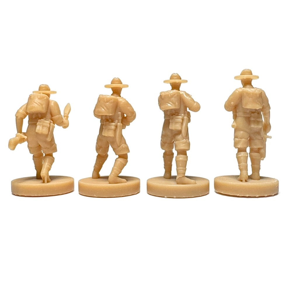 Ghurka Soldier (3D Printed) x5