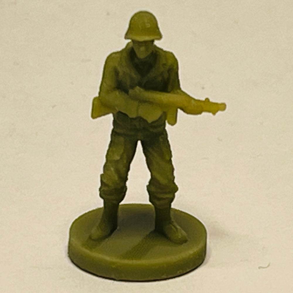 U.S. WW2 Soldier w/Machine Gun (3D Printed) x5