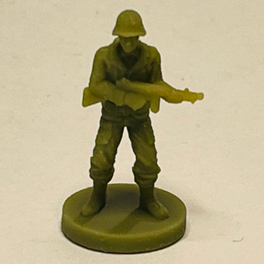 U.S. WW2 Soldier w/Machine Gun (3D Printed) x5