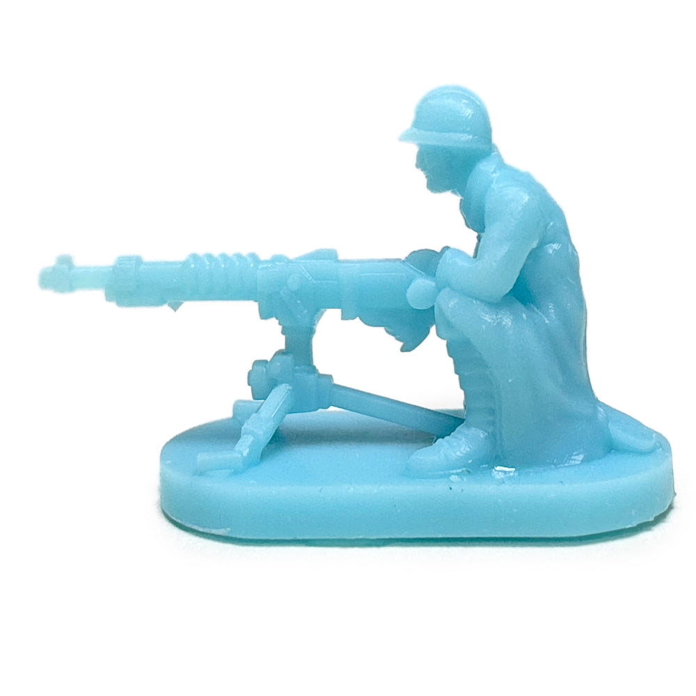 French Soldier w/MG (3D Printed) x5