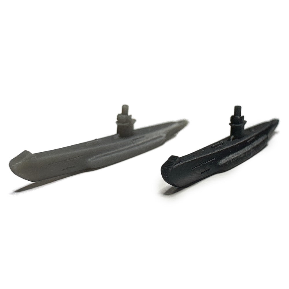 German Type II Coastal Submarine (3D Printed) x5