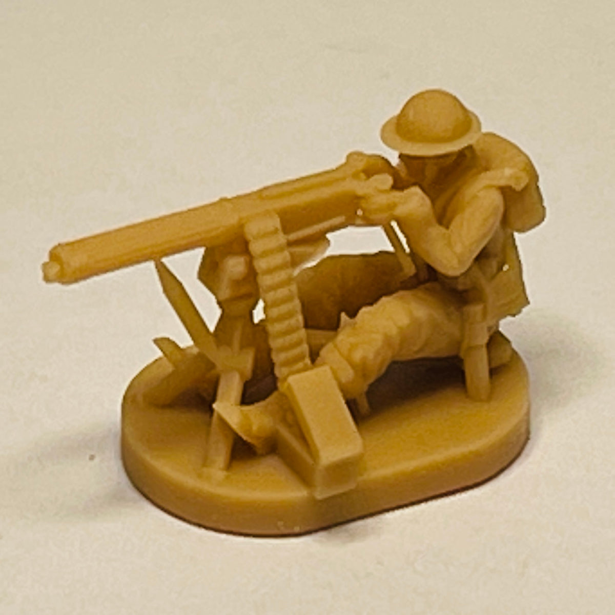 WW1 British Soldier w/Heavy Machine Gun (3D Printed) x5