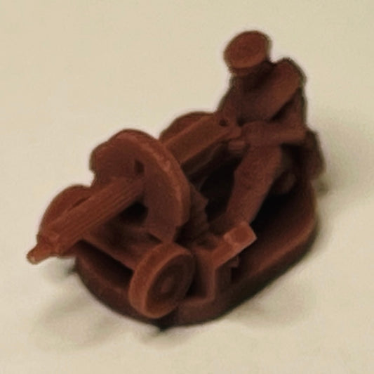 WW1 Russian Soldier w/Heavy Machine Gun (3D Printed) x5