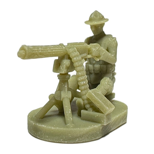 WW1 U.S. Soldier w/Heavy Machine Gun (3D Printed) x5